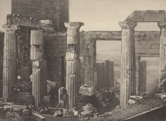 Griechenland. Die Propyläen in Athen.